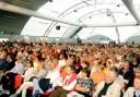Il numeroso pubblico dell'Audi Palace